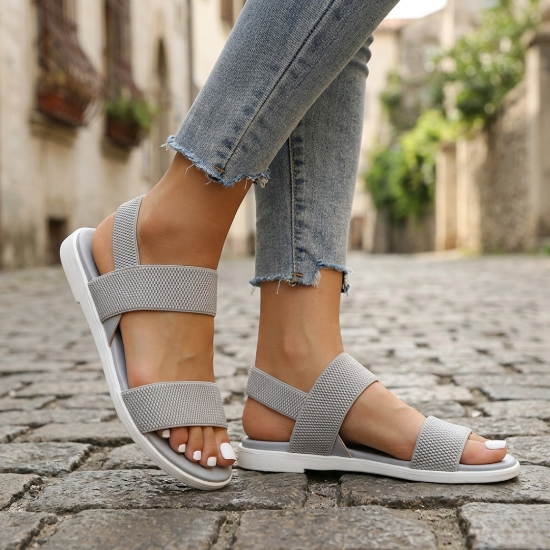 Comfortable Slide Sandals for Women Elastic Bands