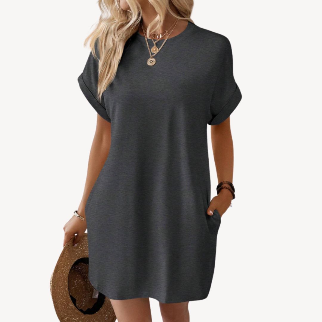 Relaxed Fit Women's T-Shirt Dress