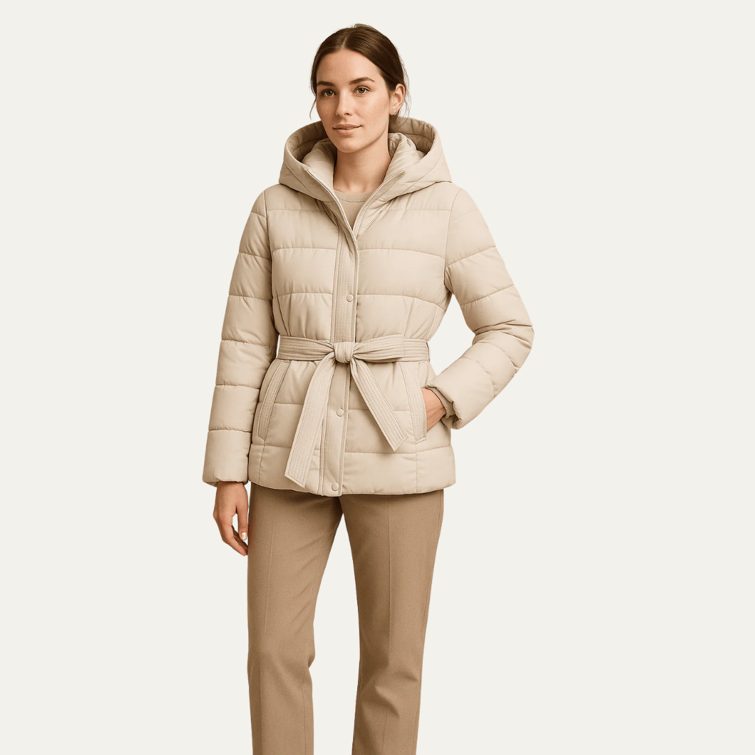 Ladies Warm Filled Parka Coat