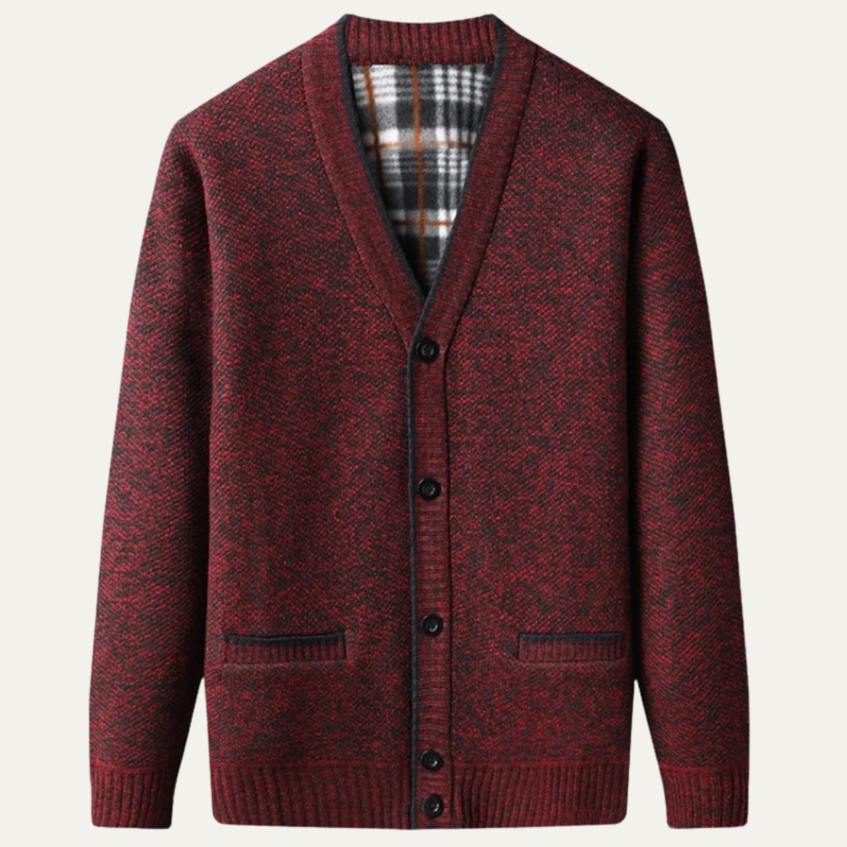 Cozy Mens Open Front Cardigan Sweater