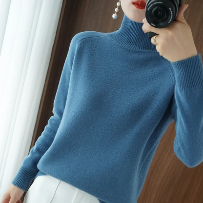 Soft Warm Crew Neck Winter Sweater for Women