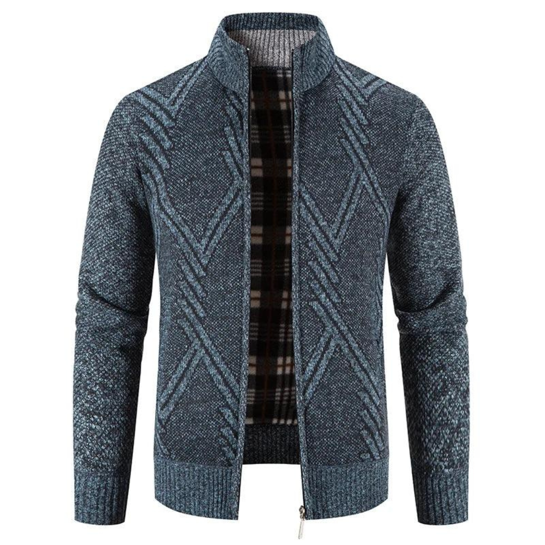 Soft Mens Zip Knit Sweater