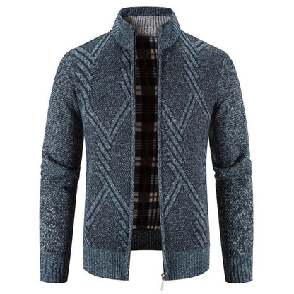 Soft Mens Zip Knit Sweater