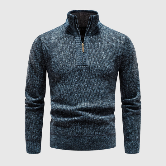 Cozy Mens Cable Knit Pullover Sweater - OutfitLondon