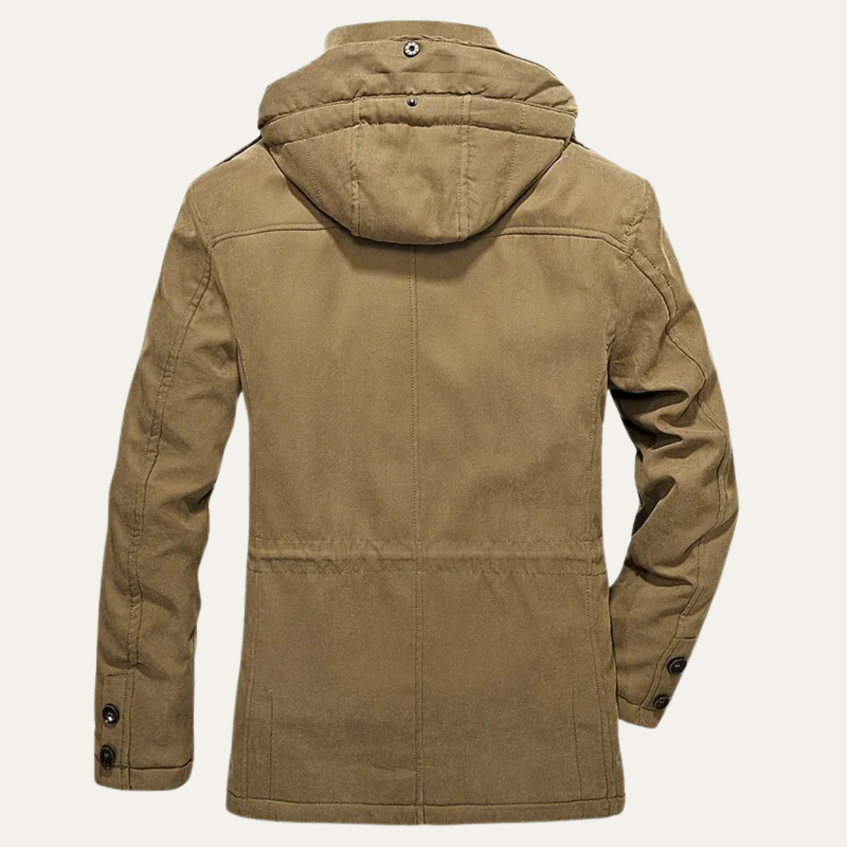 Warm Waterproof Men's Hooded Parka Coat