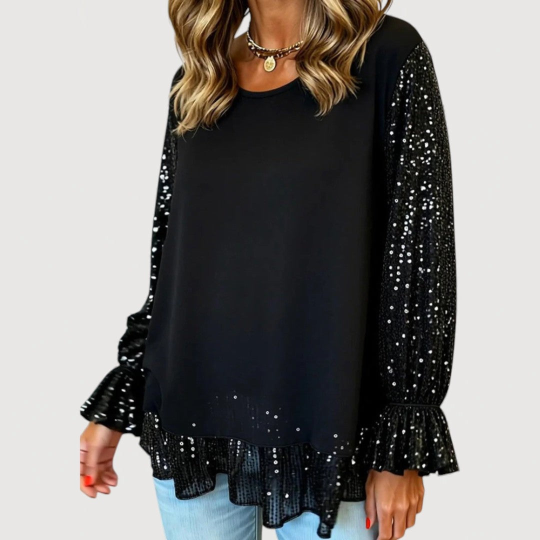 Glittering Sequin Women's Blouse