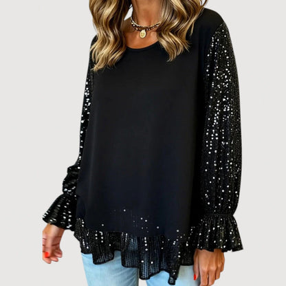 Glittering Sequin Women's Blouse