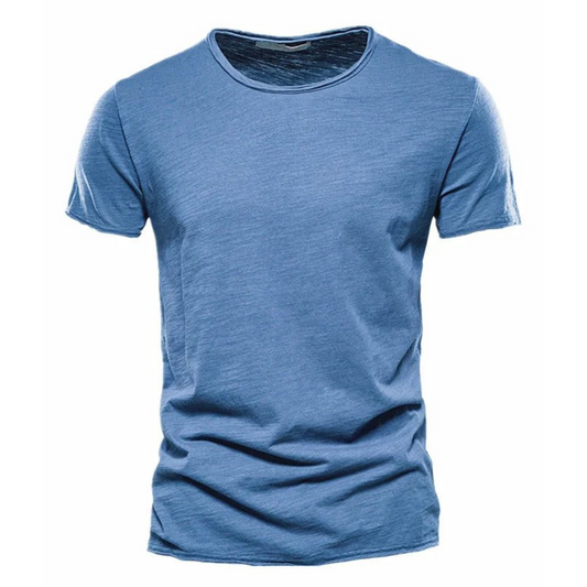 Men's Comfortable Moisture Wicking Slim Fit Cotton Tee - OutfitLondon