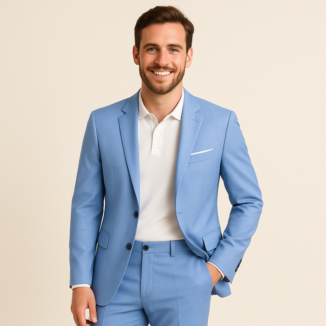 Classic 2 Piece Mens Formal Business Suit