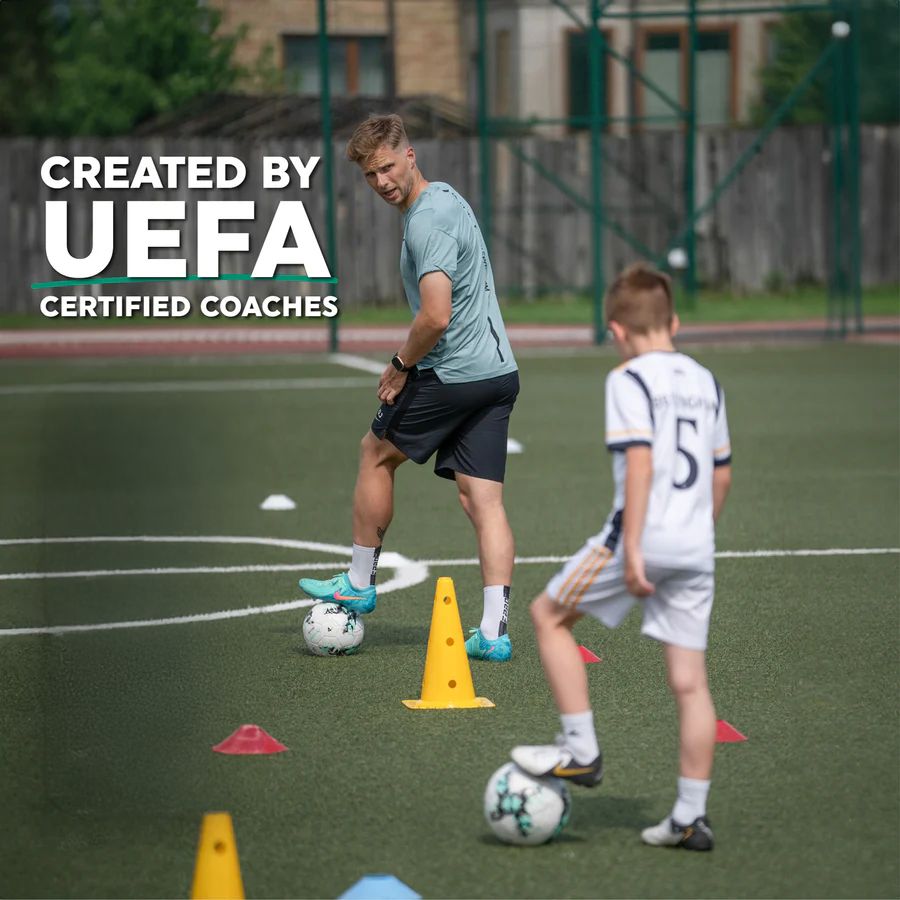 Elite Soccer Practice Mat with Coaching Videos