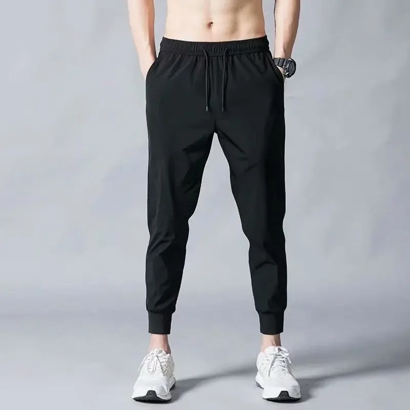 Men's Soft Jogger Pants with Pockets and Elastic Waist
