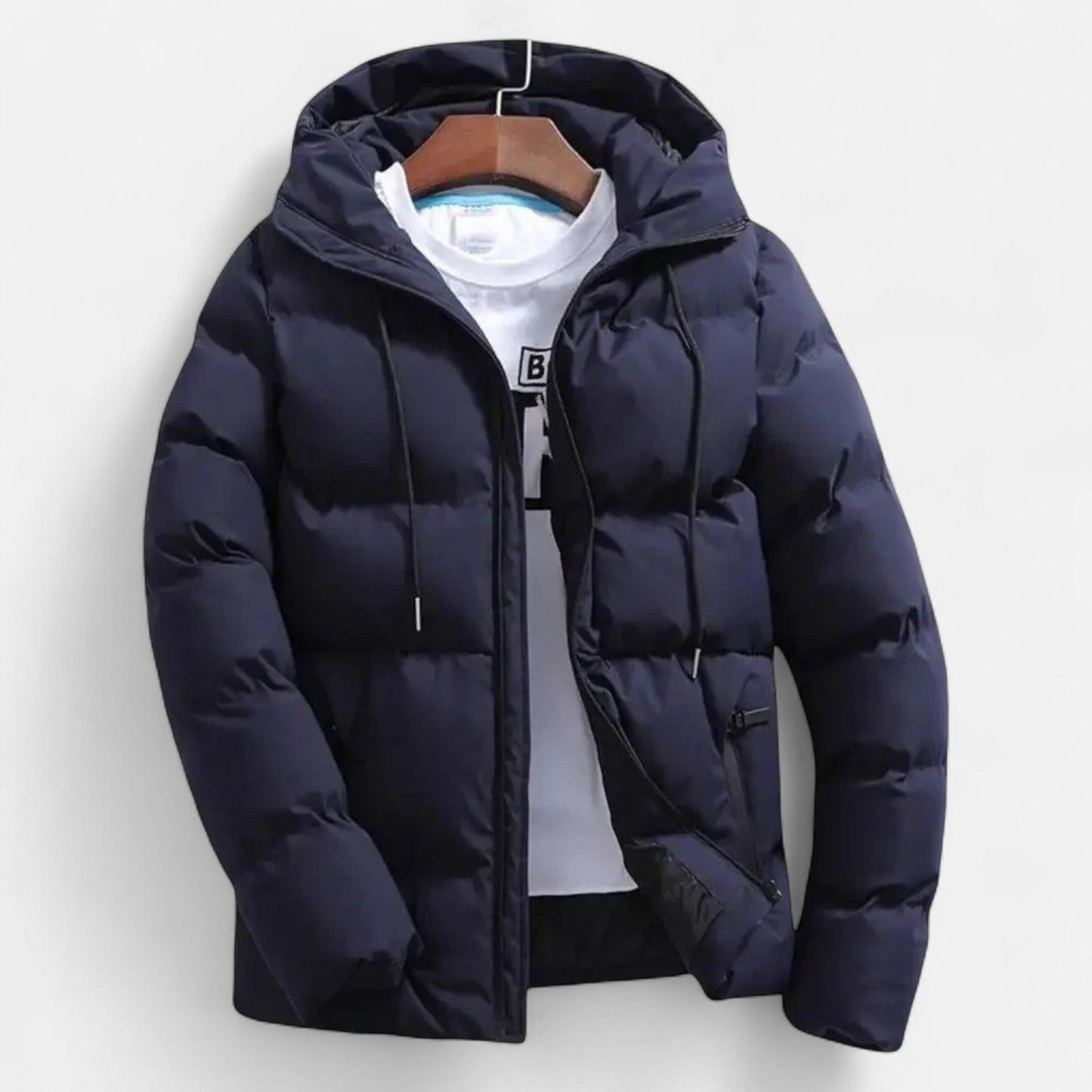 Thermal Mens Insulated Hooded Snow Jacket