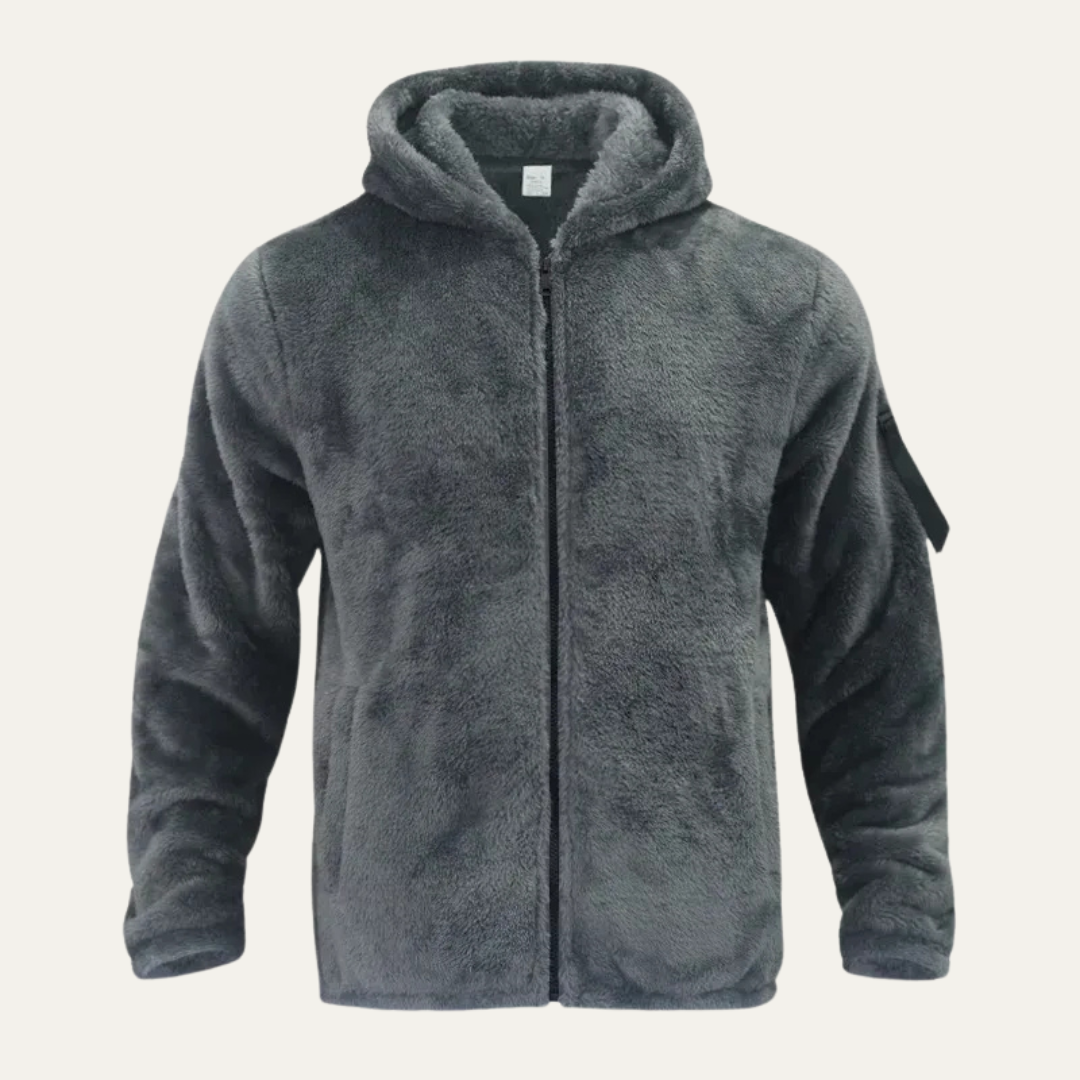 Warm Mens Fleece Hoodie with Pocket