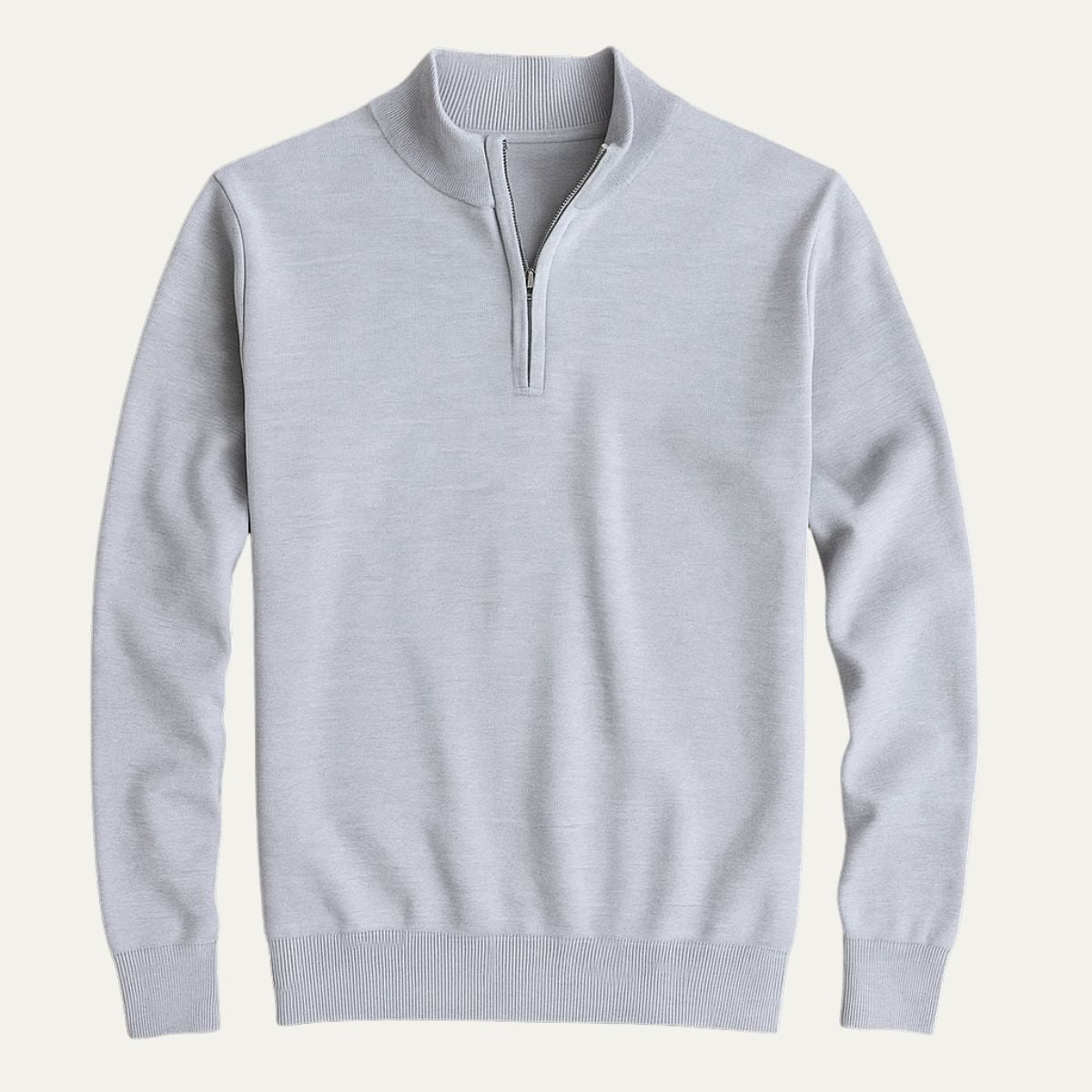 Classic Mens Quarter Zip Sweater