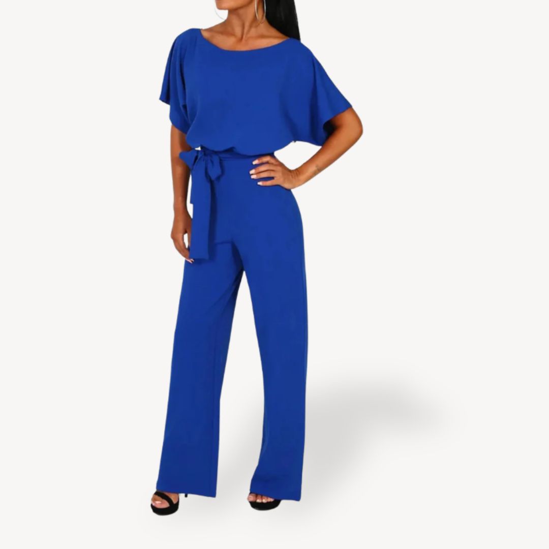 Ladies Comfortable Loose Fit Polyester Jumpsuit