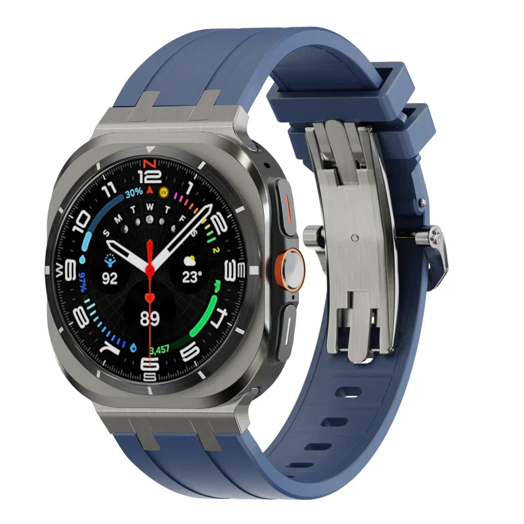 Colorful Butterfly Clasp Soft Strap For Samsung Watch