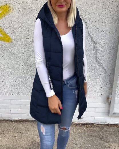 Lightweight Vest Style Puffer Jacket