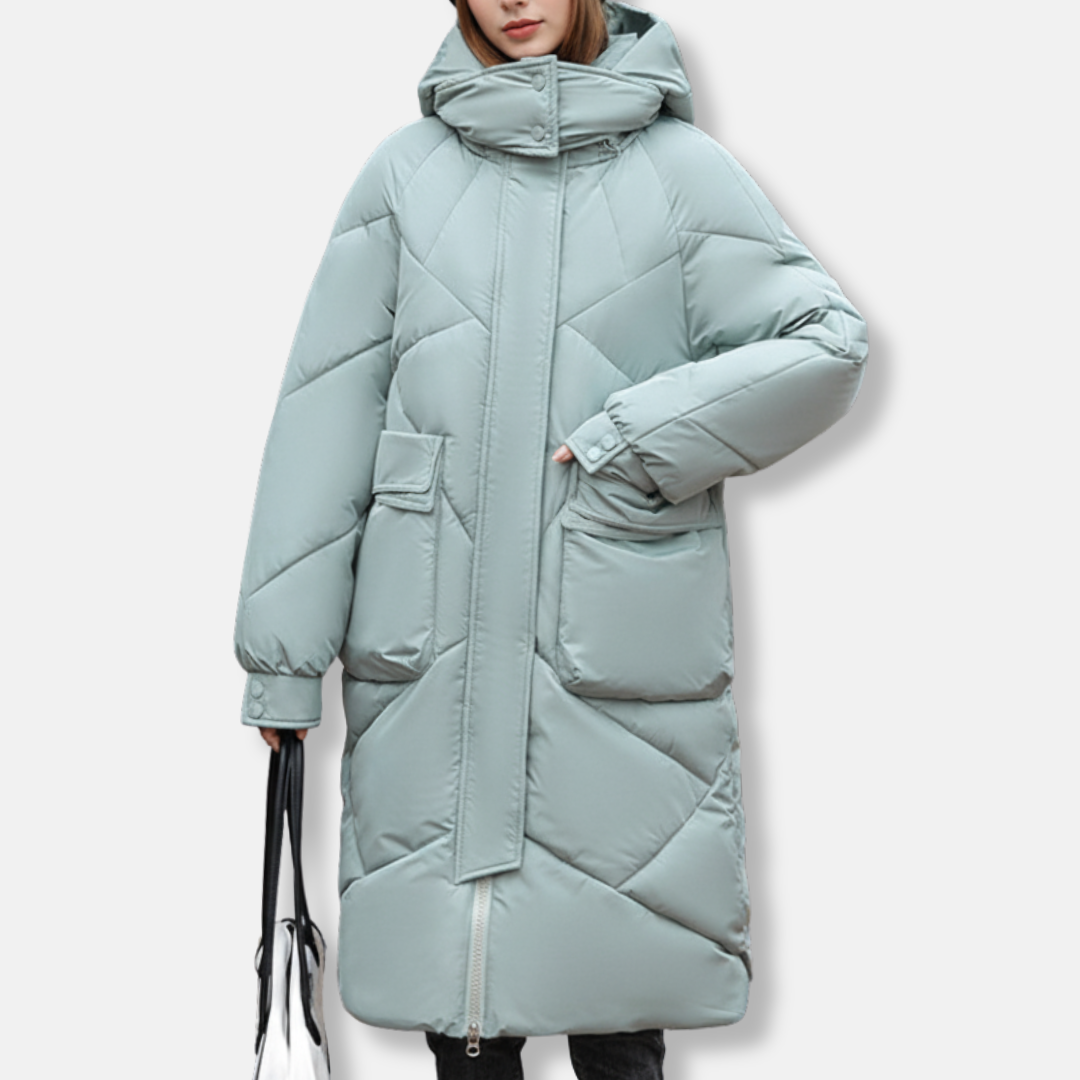 Warm Padded Women's Parka Coat