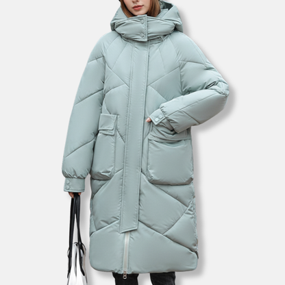 Warm Padded Women's Parka Coat