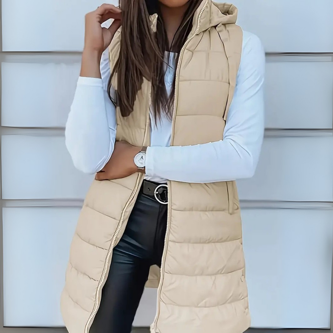 Warm Water Resistant Puffer Vest Jacket