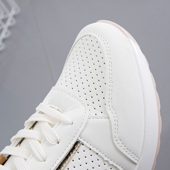 Orthopedic New Women Sneakers Lace-up Wedge Sport Design
