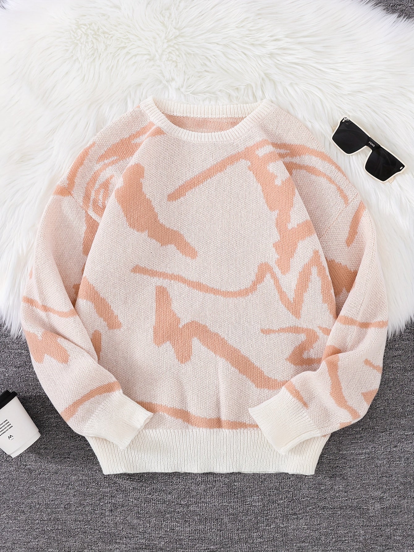 Soft Graphic Crew Neck Winter Sweatshirt