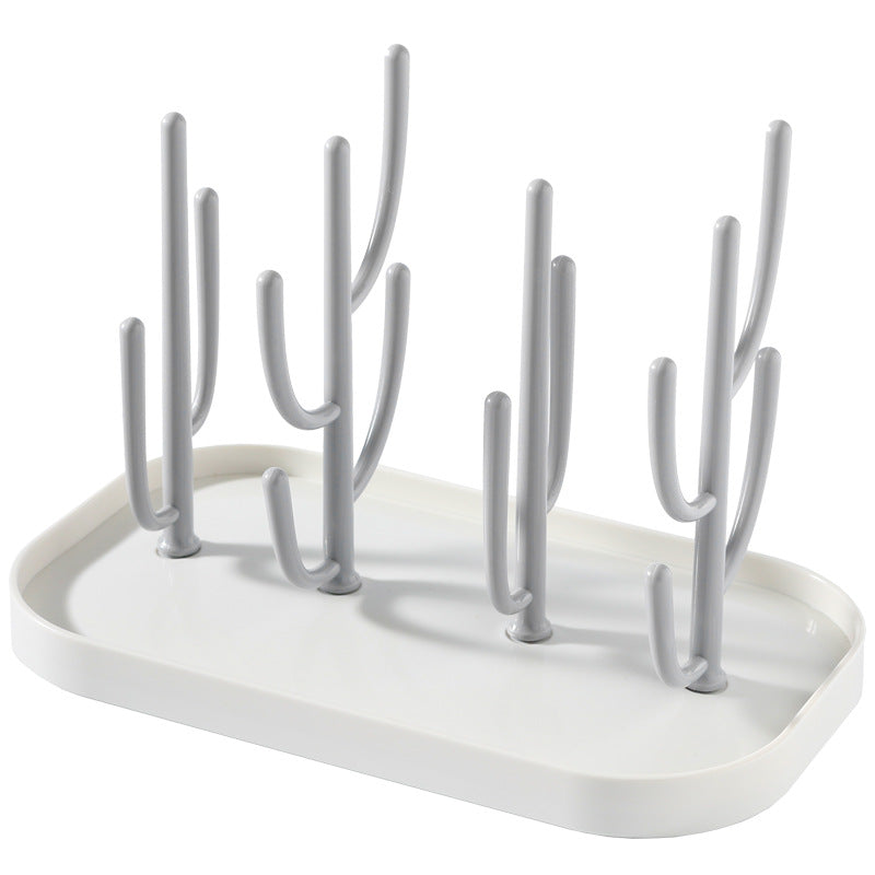 Baby Bottle Drying Rack | Countertop Drying Rack With Deep Drip Basin