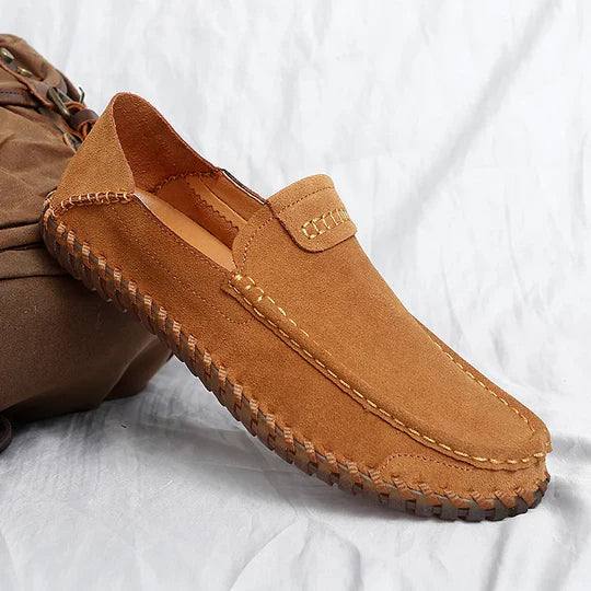 Men's Suede Loafers - Comfortable Slip-on Casual Shoes