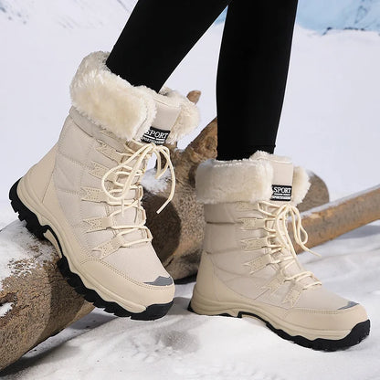 Warm Waterproof Winter Snow Boots for Women