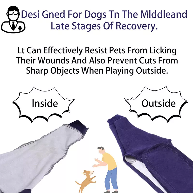 Dog Leg Sleeve for Anti-Licking AntiDirt
