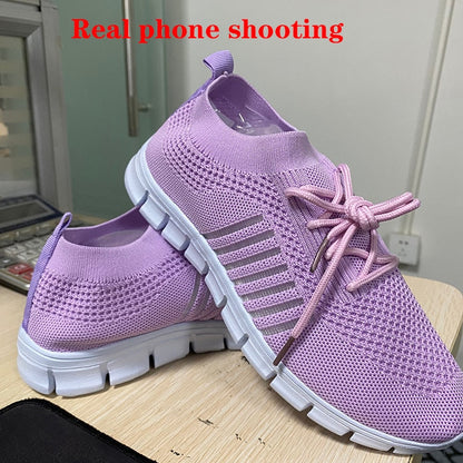 Women Light Mesh Breathable Slip-on Orthopedic Sneaker Shoes