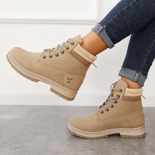 Warm Waterproof Women's Snow Boots - OutfitLondon
