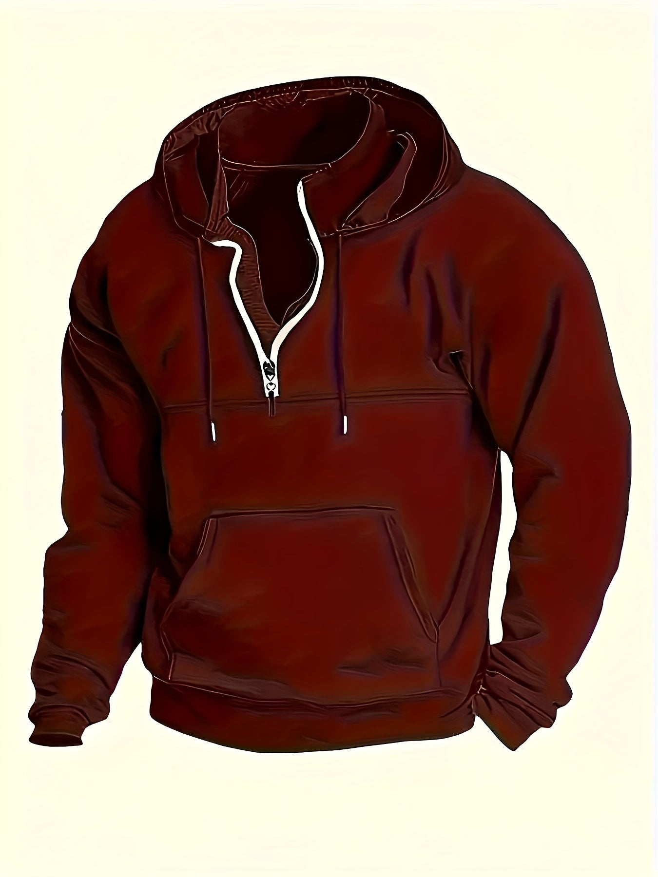 Men's Cozy Thermal Quarter Zip Pullover Sweater