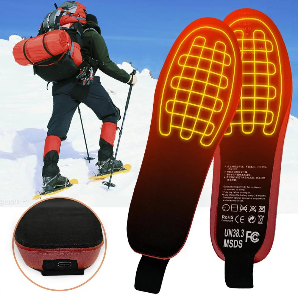 Rechargeable Heated Insoles With Remote