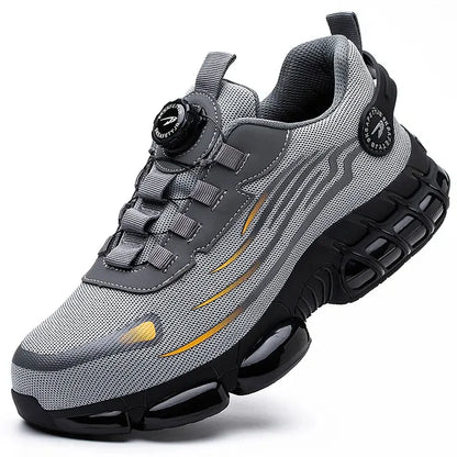 Tough Waterproof Hiking Work Boots with Grip Sole