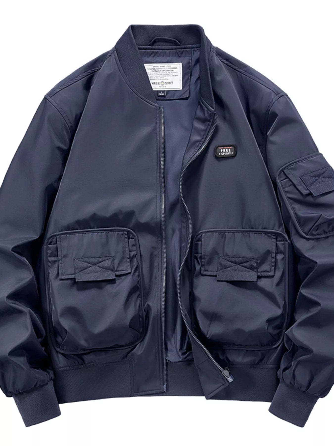 Regular Fit Mens Bomber Coat