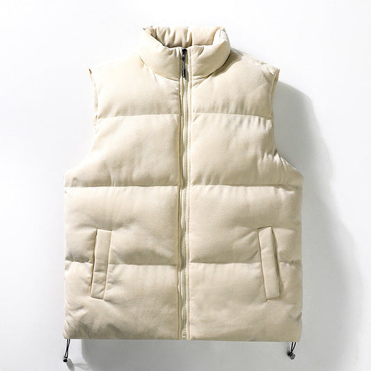 Men's Casual Padded Stand-Up Collar Vest