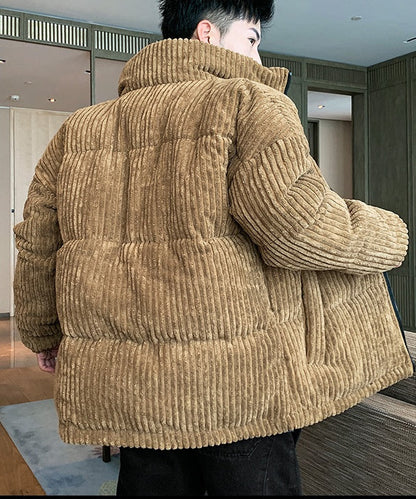 Men's Casual Corduroy Puffer Jacket