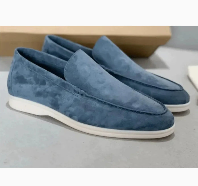 Soft Leather Slip On Shoes