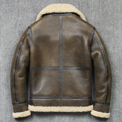 Warm Shearling Winter Coat
