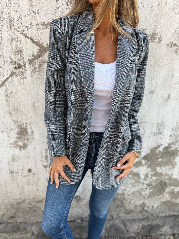 Timeless Checked Wool Jacket