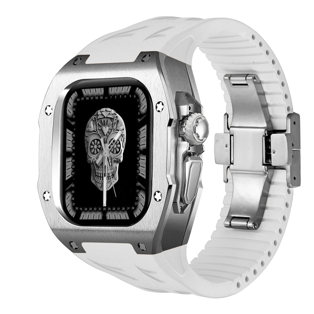 Slim Metal Cover & Flexible Rubber Strap for AW Ultra