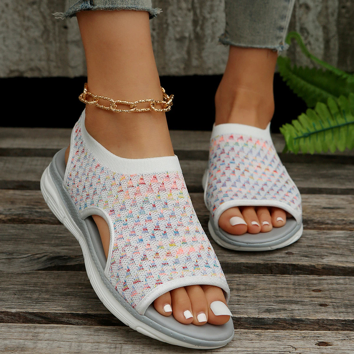 2023 Orthopedic Premium Stretch Slingback Sports Sandals