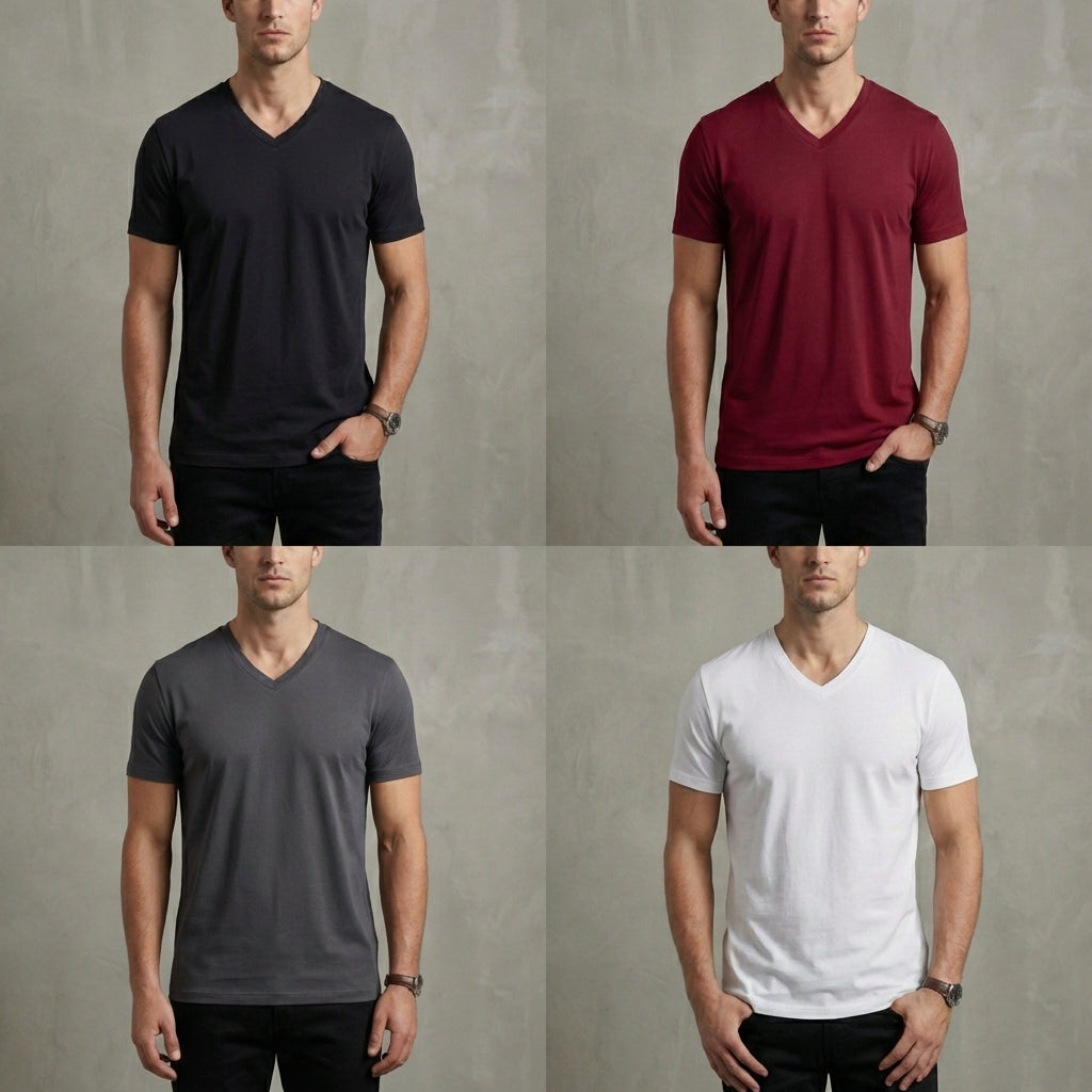 Classic Crew Neck Tee Shirt | Simple Everyday T-Shirt
