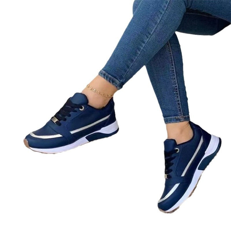 Women's Platform Trainers Lightweight Breathable Casual