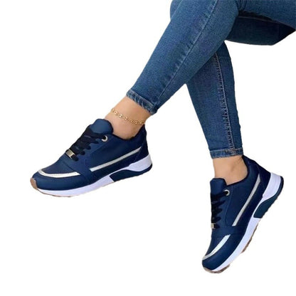 Women's Platform Trainers Lightweight Breathable Casual