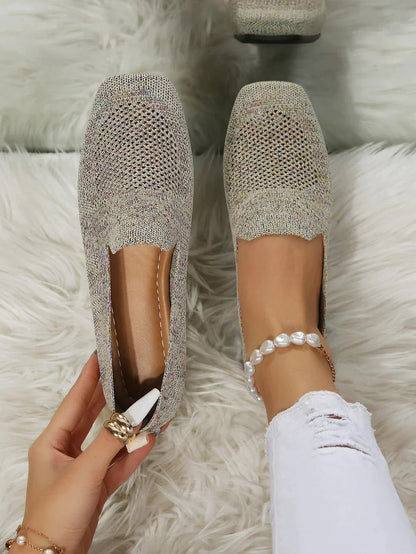 Step-In Elegance: Orthopedic Non-Slip Flat Shoes - Comfort Meets Style
