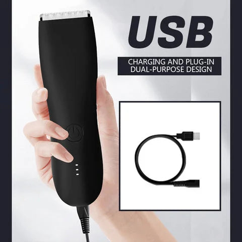 Ultra-Quiet Skin-Friendly Body Shaver
