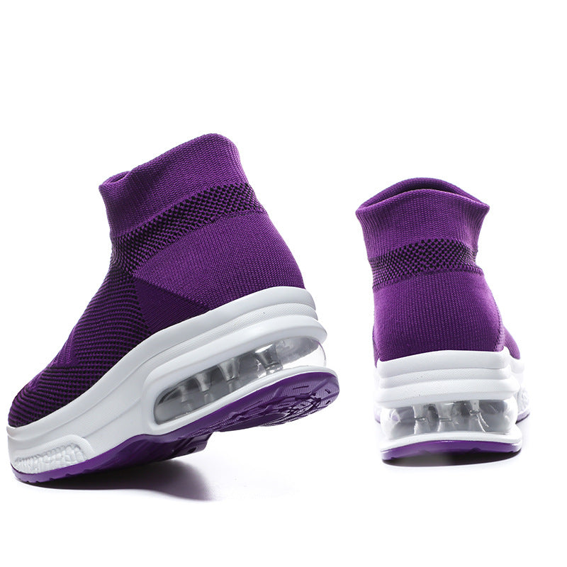 Woman's Orthopedic Knit Chunky Slip On Sneakers