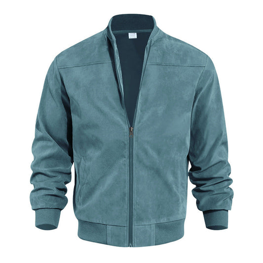 Men's Casual Retro Suede Jacket